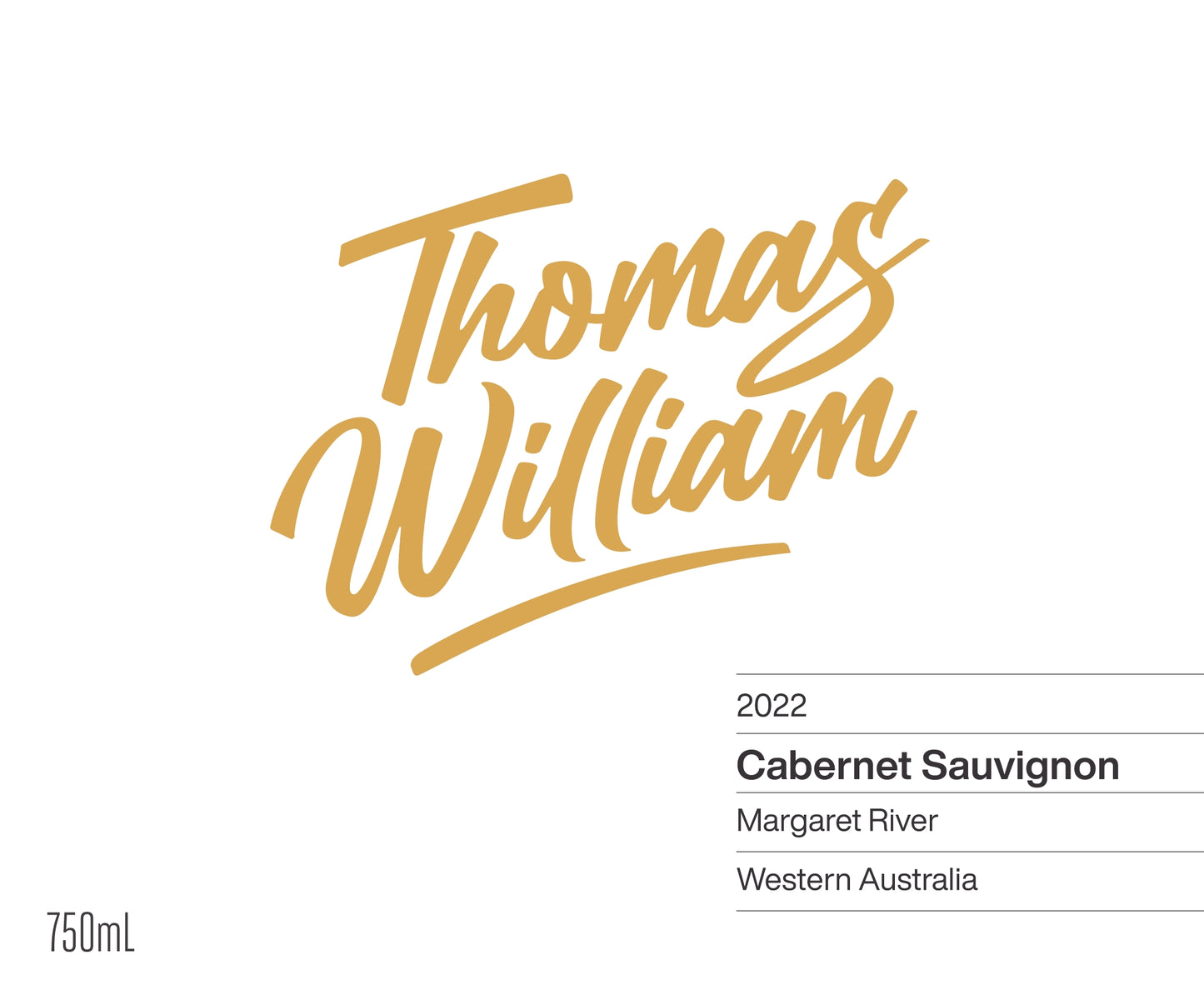 2022 Thomas William Wines Cabernet Sauvignon